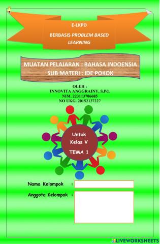 Ide Pokok Bahasa Indonesia