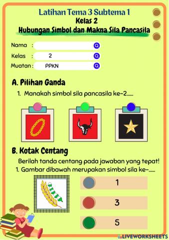 LKPD Kelas 2 Tema 3 Subtema 1
