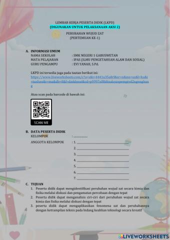 Perubahan wujud zat ppl 2 evi