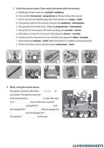 Family and Friends 4, Unit 2