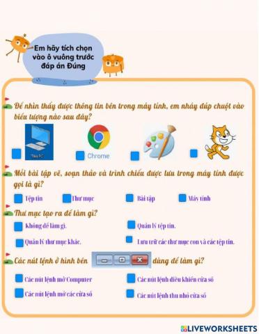 Tin học 5 - Bài 2: Luyện tập