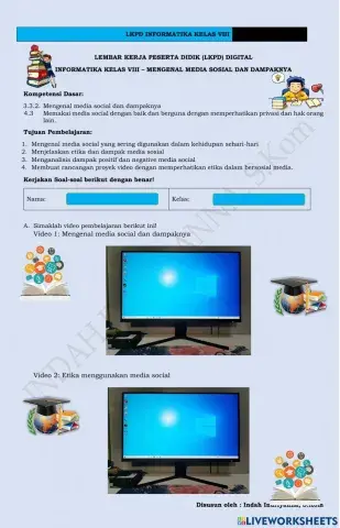 LKPD Dampak Media Sosial Kelas VIII