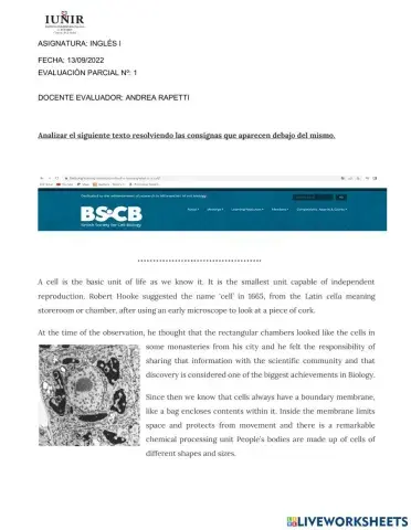 Parcial Enfermería I IUNIR