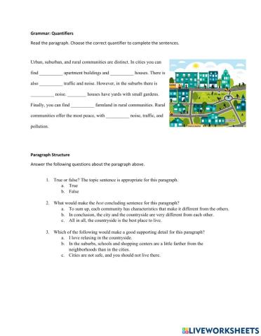 Quantifiers and Paragraph Structure