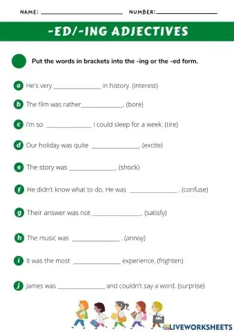 The ing-the adjective