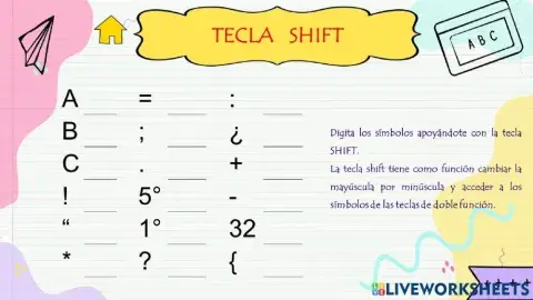 Tecla shift