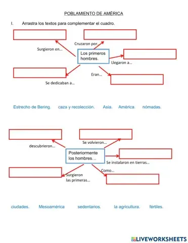 Poblamiento de america