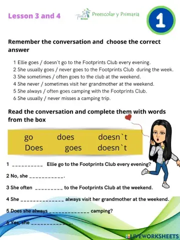 Simple present and adverb of frequency