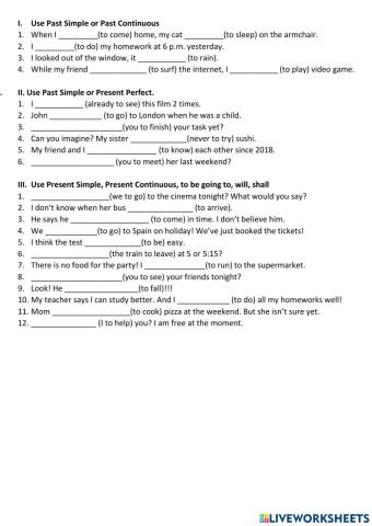 Present, Past, Furure