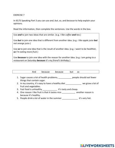 Ie1, unit 4, Speaking, exercise 7