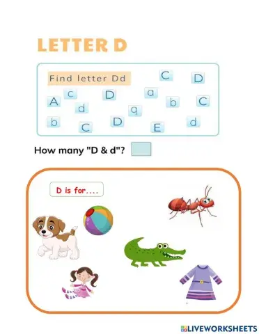 Letter D
