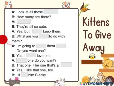 Kittens to give away