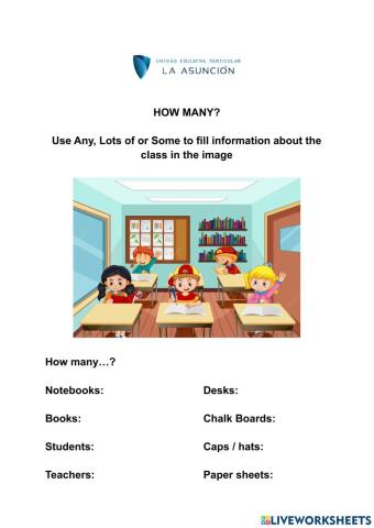 How many? (any, some, lots of)