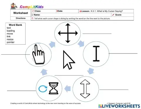 What is my cursor doing?