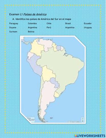 Países de América del Sur