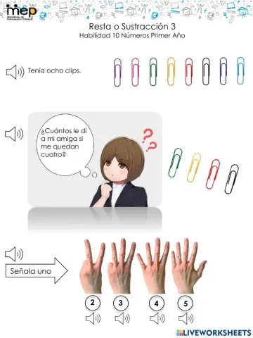 Resta o sustracción 3