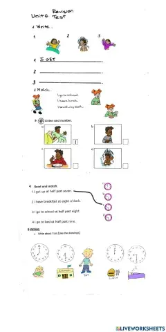 Big Bugs 1 - Revision Test 6