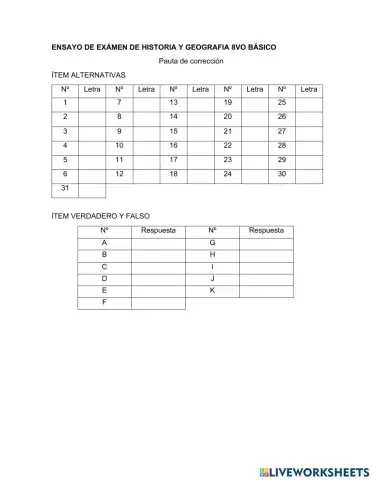 Pauta correccion 8vo