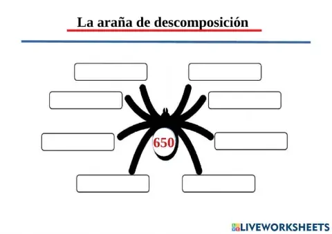 Araña de descomposición