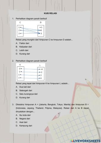 Kuis Relasi