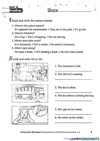 YA 2: Unit 6 Reading