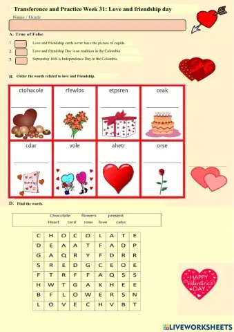 Love and friendship day