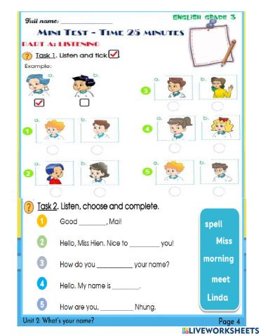 G3-u2 what's your name?