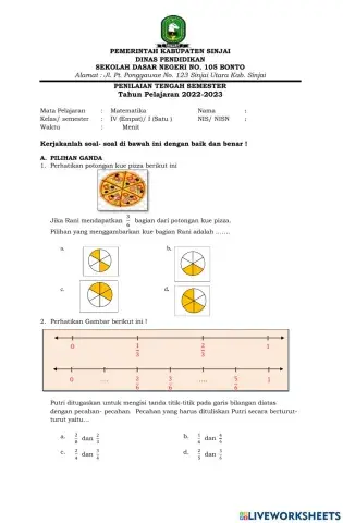 Pts matematika sdn 105