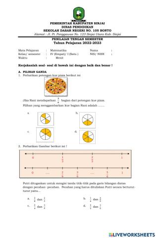 Pts matematika sdn 105