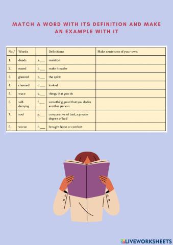 Count that day lost (vocabulary)