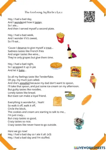 The food song - Barbra Lica