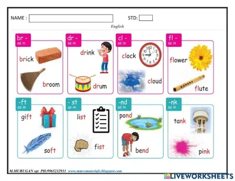English phonic read