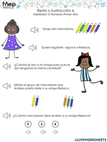 Resta o Sustracción