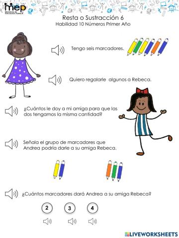 Resta o Sustracción