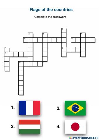 Countries and their flags