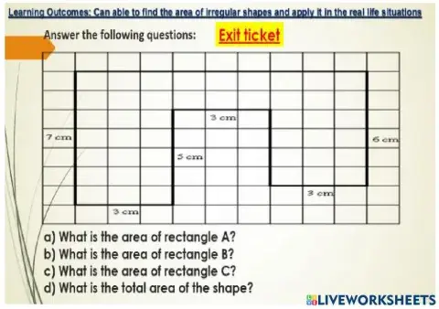 Area of composite shape