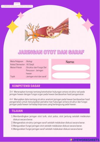 Jaringan Otot dan Saraf