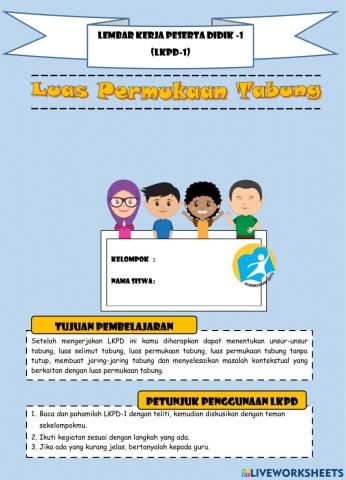LKPD 1 (Luas Permukaan Tabung)