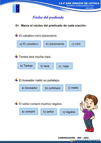 Núcleo del predicado