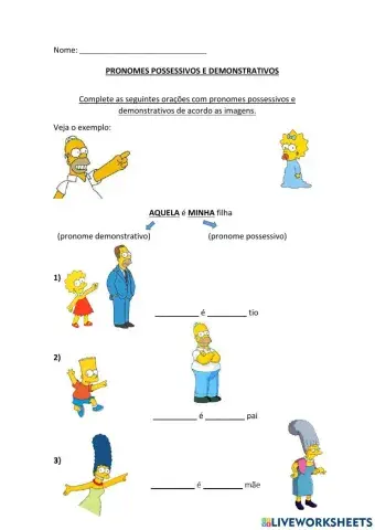 Pronomes demonstrativos