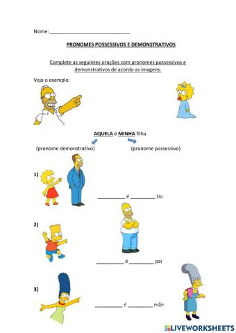 Pronomes demonstrativos