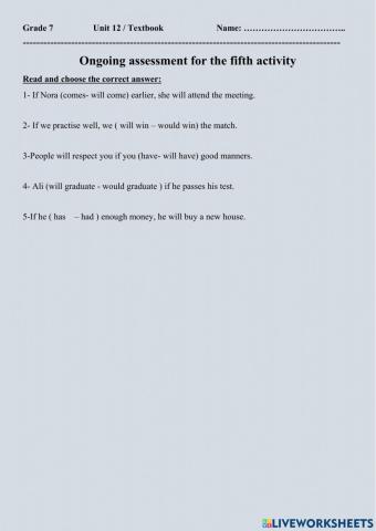 Unit 12-TextBook-G7-Activity5