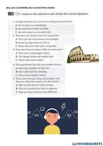 (B1) U.2: LISTENING (Part 2) MULTIPLE CHOICE