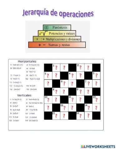 Jerarquia de operaciones
