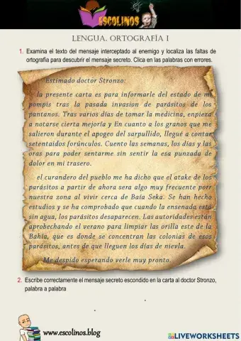 Lengua. Ortografía I