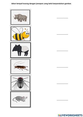 Isikan tempat kosong