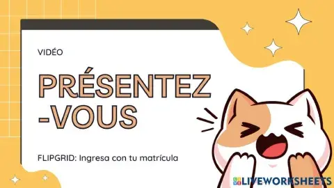 Francais: Video Semaine 2