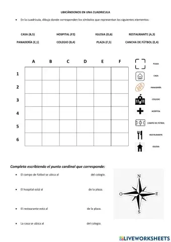 Ubicamos puntos en el plano