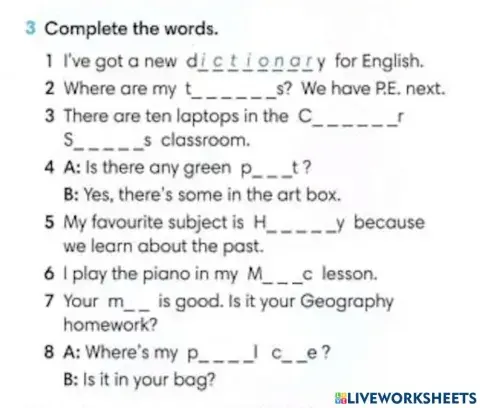 Go getter vocabulary