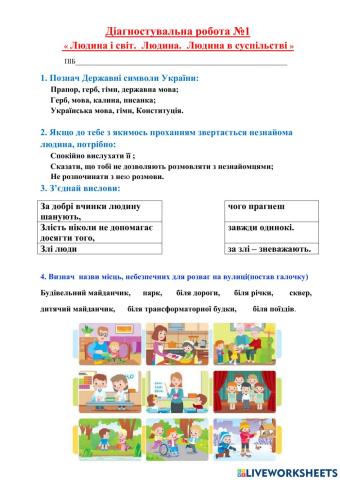 Діагностична робота